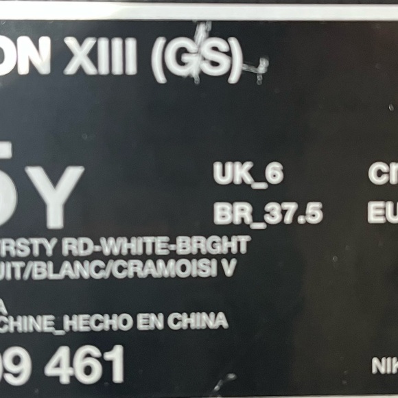 New- youth Nike LeBron James XIII (GS) with box (make offer) - Picture 6 of 7